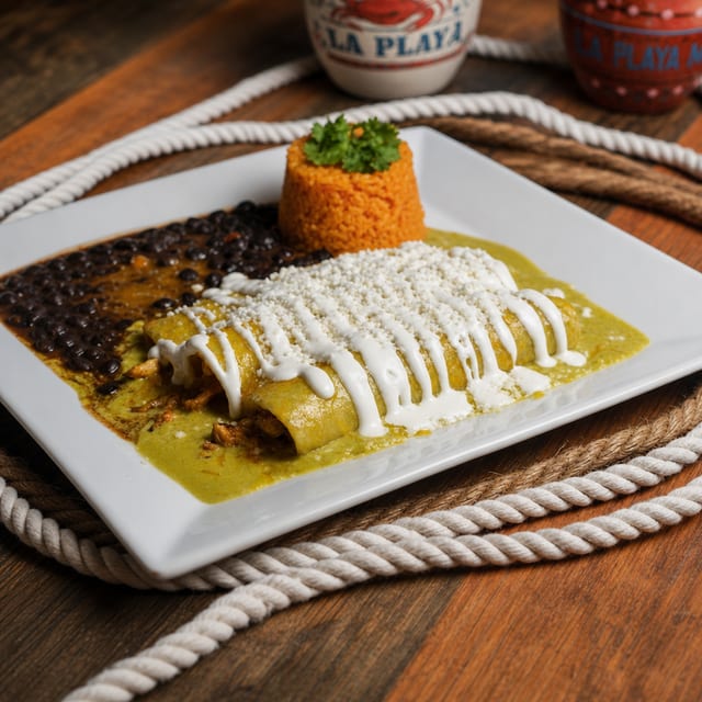 Enchiladas Suizas.