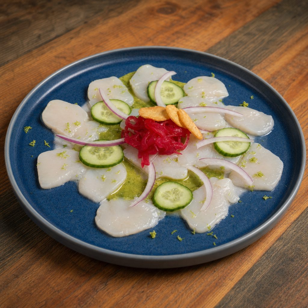 Citrus Scallop Crudo.