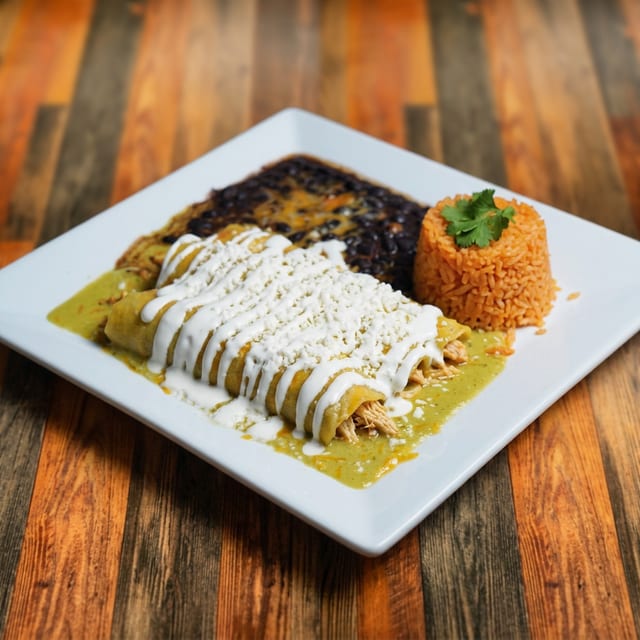 Enchiladas Suizas.
