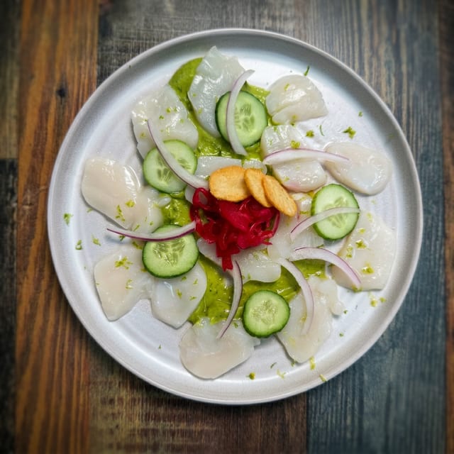 Citrus Scallop Crudo.