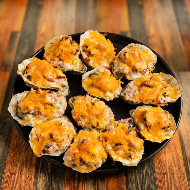 Ostiones Gratinados.