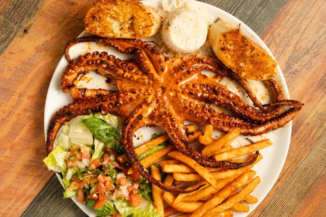 Pulpo Zarandeado
