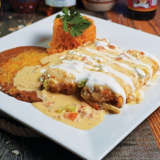 Seafood Chimichanga Dinner