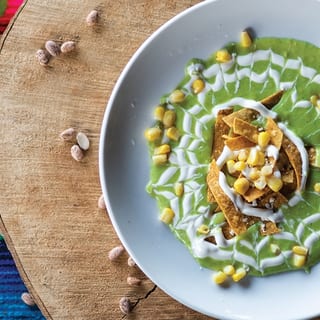 Crema de Elote y Chile Poblano