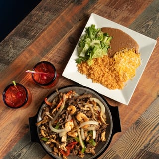 Fajitas for Two (Chicken Steak Shrimp and Carnitas)