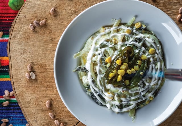 Rajas Con Crema (Peppers and Cream)