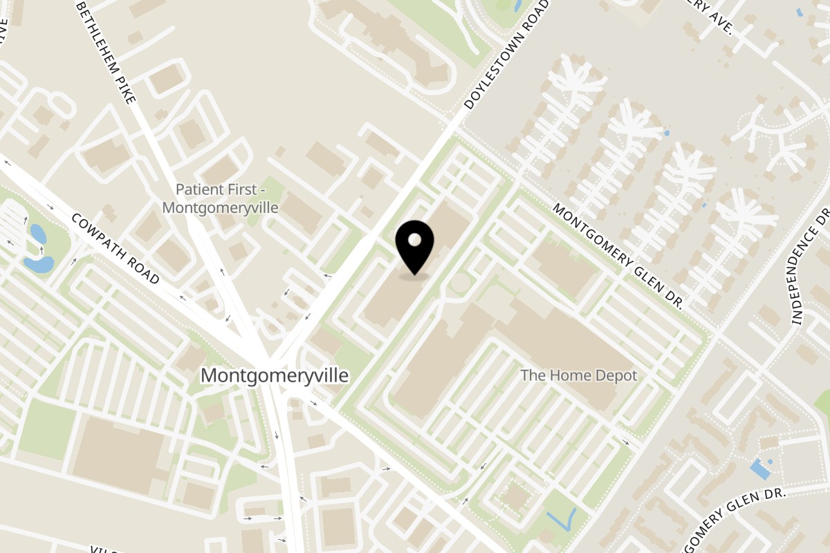 Map showing the location of Boca Del Mar on 411 Doylestown Rd Ste J2 in Montgomeryville